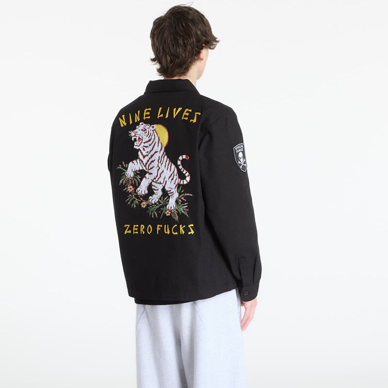 RIPNDIP Nine Militarty Shirt Jacket Black