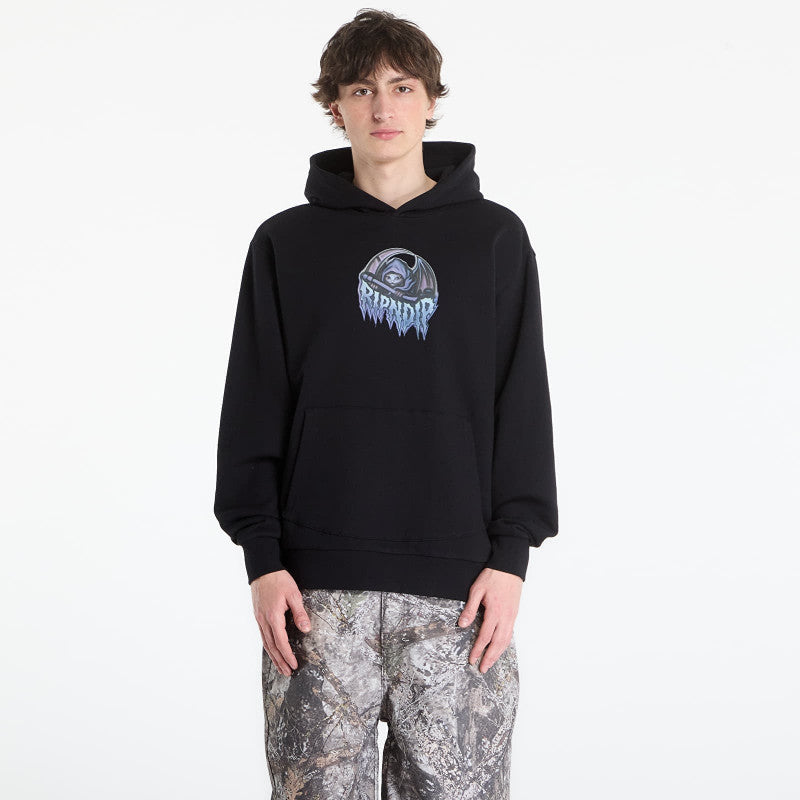 RIPNDIP Out Of Time Hoodie Black Wash