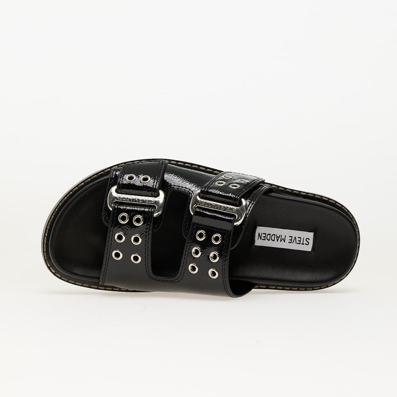 Steve Madden Agent Black Crinkle Patent