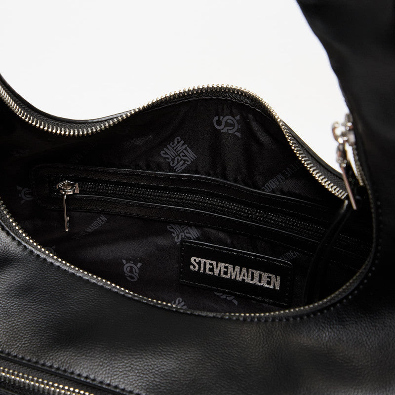 Steve Madden Biva Black/ Silver