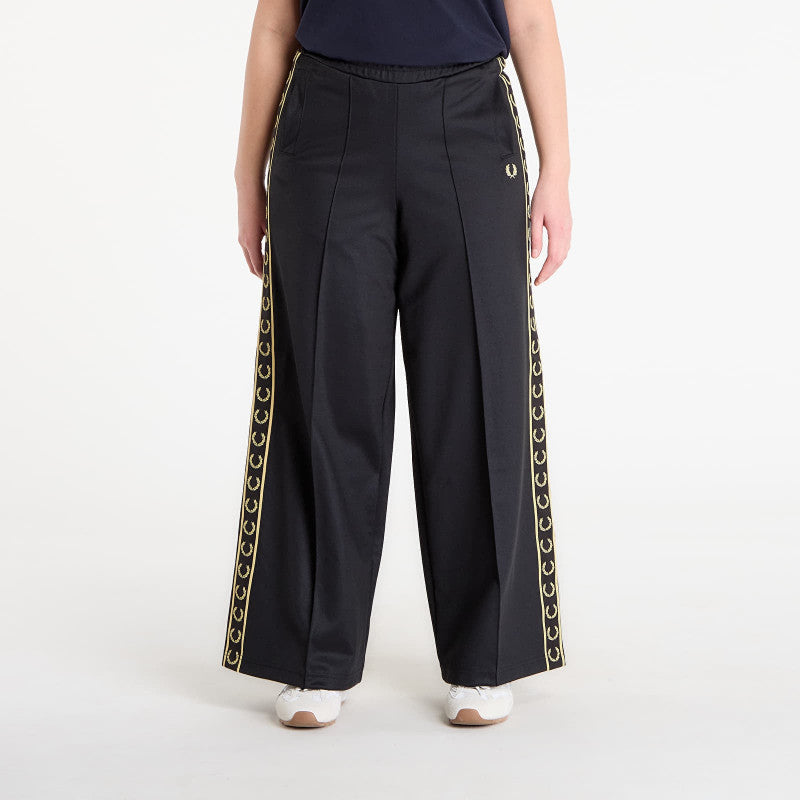 FRED PERRY Taped Track Pants Black/ Champagne