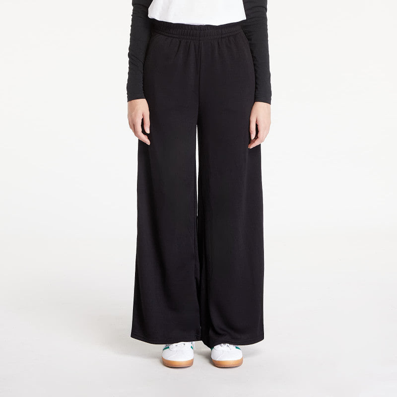Urban Classics Ladies Modal Terry Wide Leg Sweatpants Black
