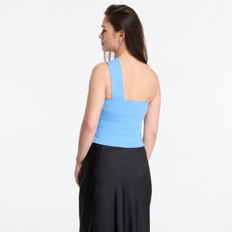 Urban Classics Ladies One Strap Top Horizon Blue