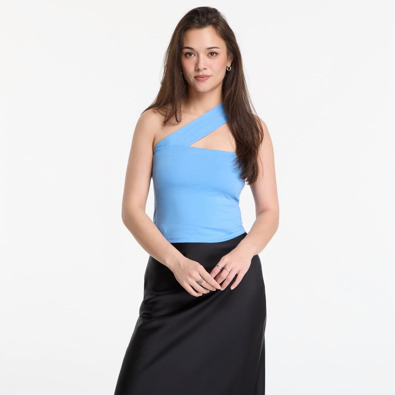 Urban Classics Ladies One Strap Top Horizon Blue