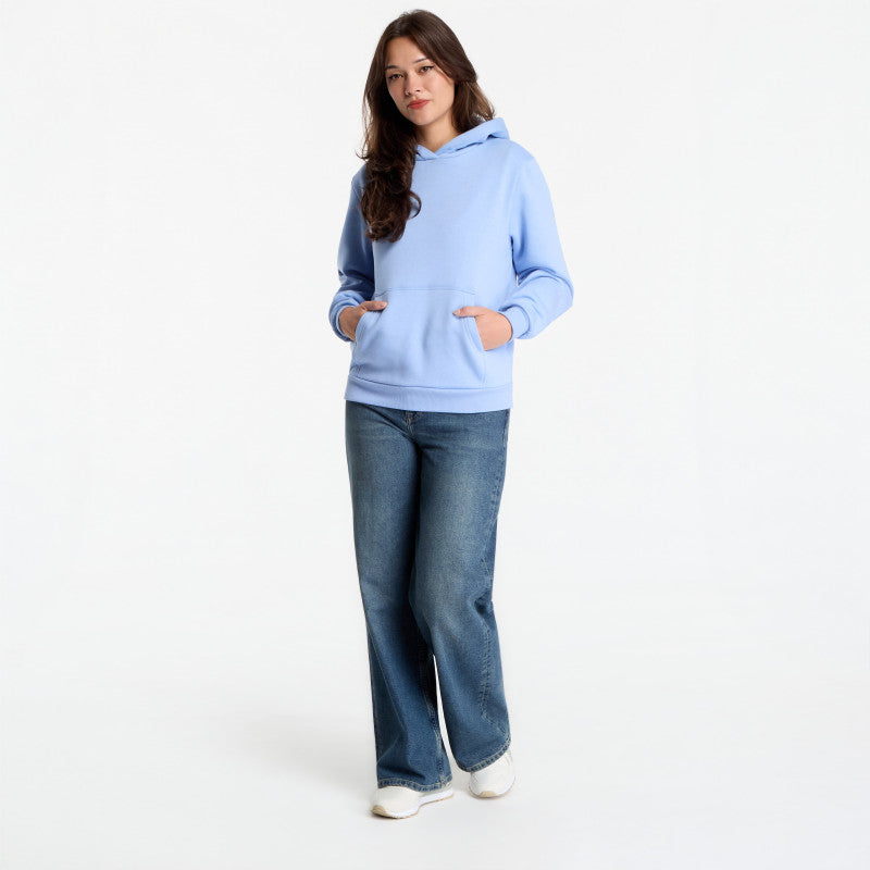 Urban Classics Ladies Fluffy Hoody Powder Blue