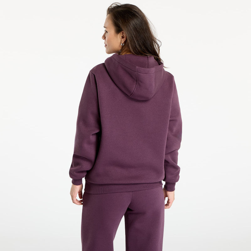 Urban Classics Ladies Fluffy Hoody Plum Purple