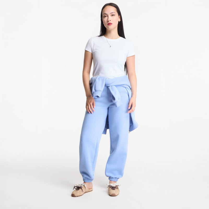 Urban Classics Fluffy Sweatpants Powder Blue