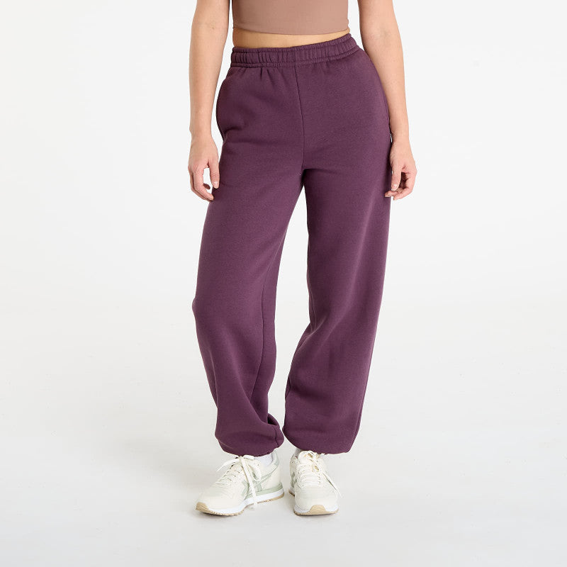 Urban Classics Ladies Fluffy Sweatpants Plum Purple