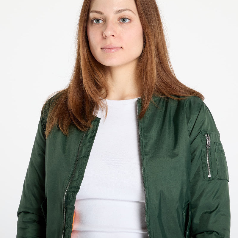 Urban Classics Ladies Basic Bomber Jacket Green