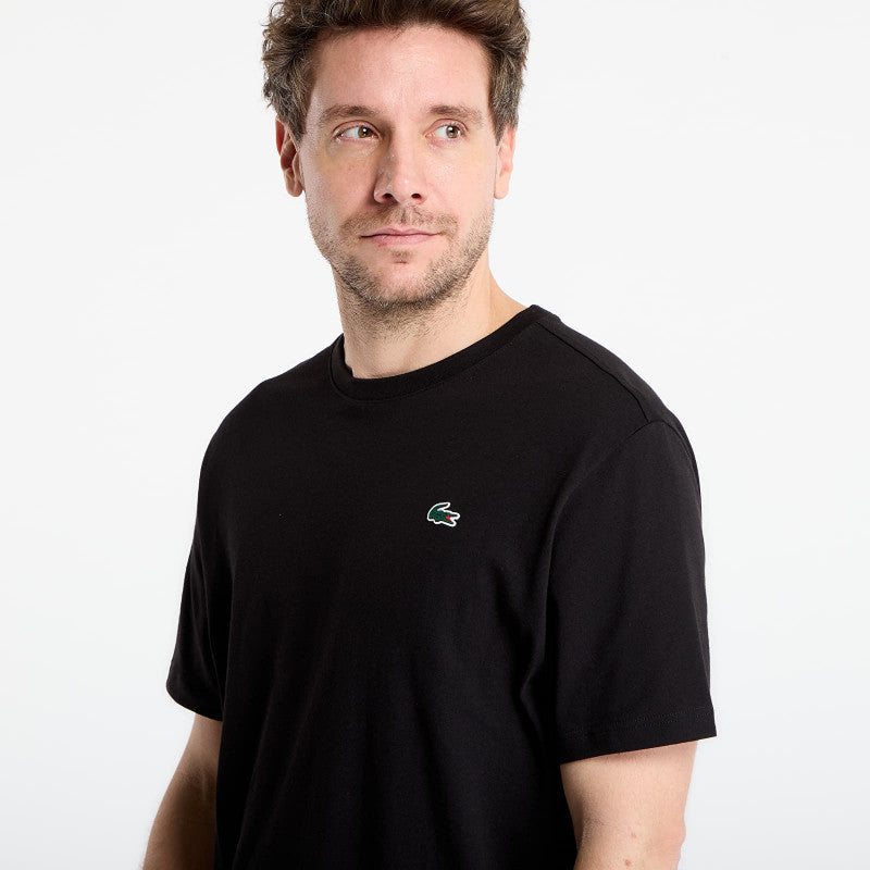 LACOSTE Tee-Shirt Black/ Lamb'S Lettuce