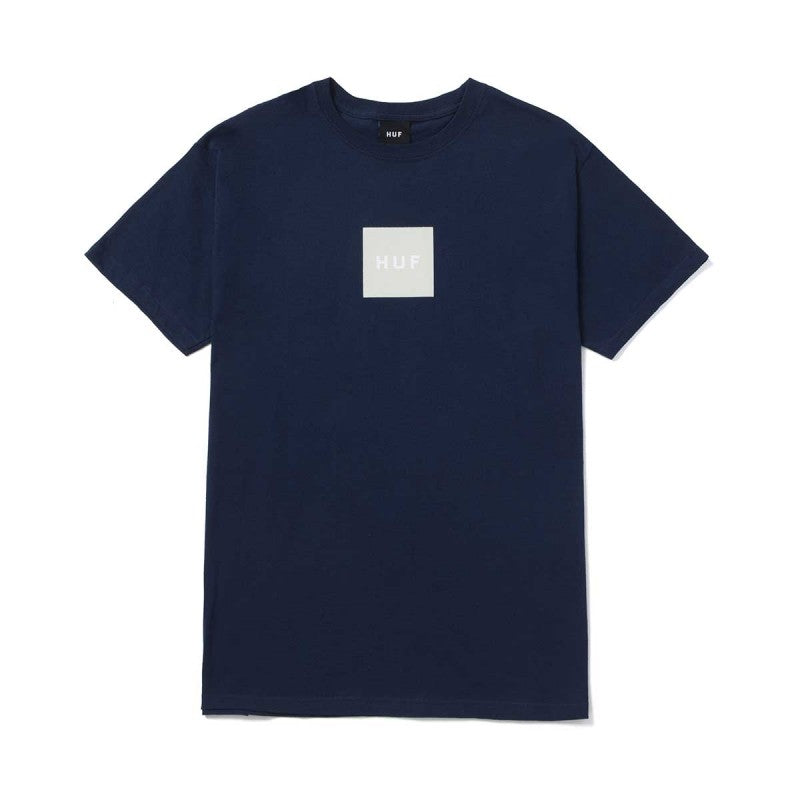 HUF Essentials Box Logo T-Shirt Navy