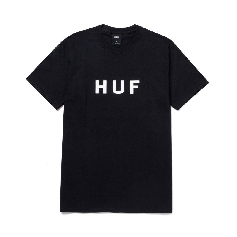 HUF Essentials OG Logo T-Shirt Black