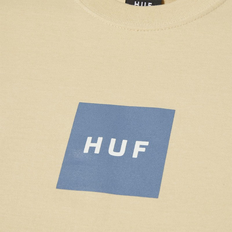 HUF Essentials Set Box Logo T-Shirt Wheat