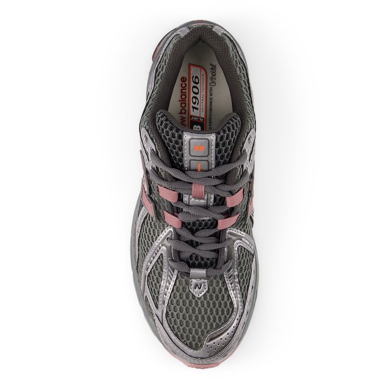New Balance 1906 Dark Silver Metallic/ Rosewood