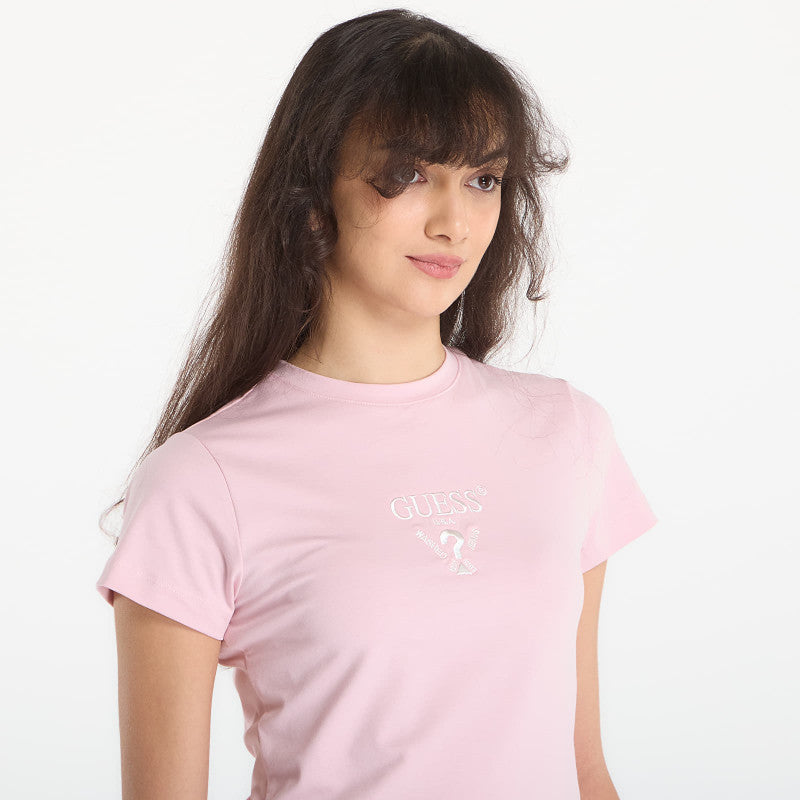 GUESS Colette Ss Tee Light Purple Blossom