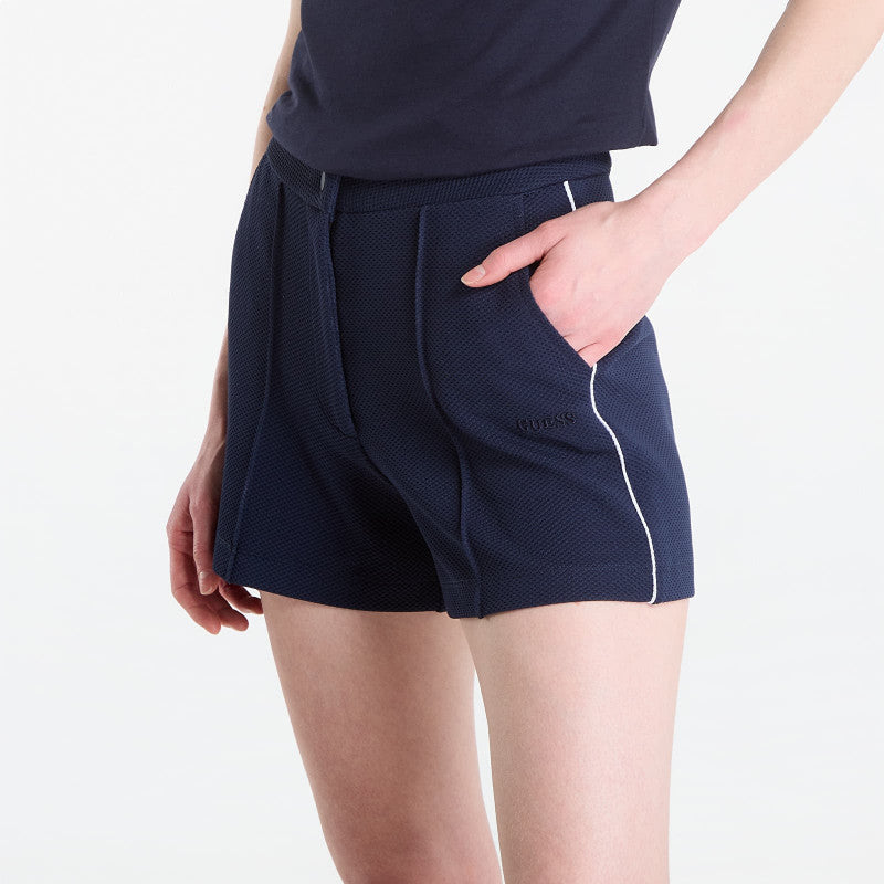 GUESS Sarah Pique Shorts Daring Ocean