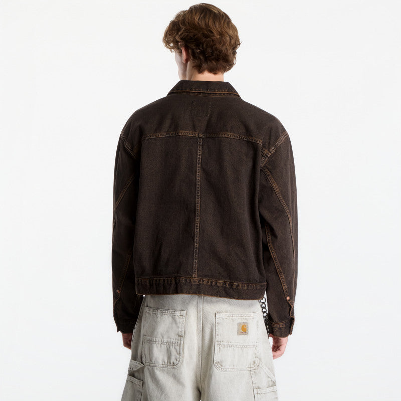 Vans Check 5 Denim Trucker Jacket Black/ Vintage Cocoa