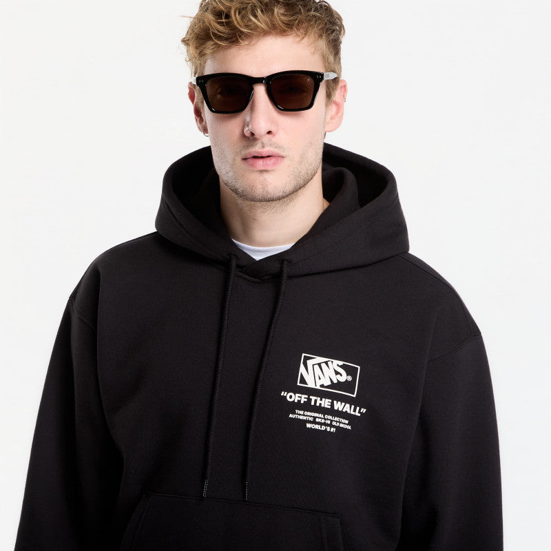 Vans Stacked Hi Pullover Hoodie Black/ White