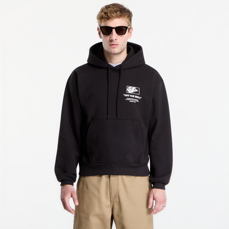 Vans Stacked Hi Pullover Hoodie Black/ White