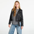 AllSaints Balfern Leather Biker Jacket Black