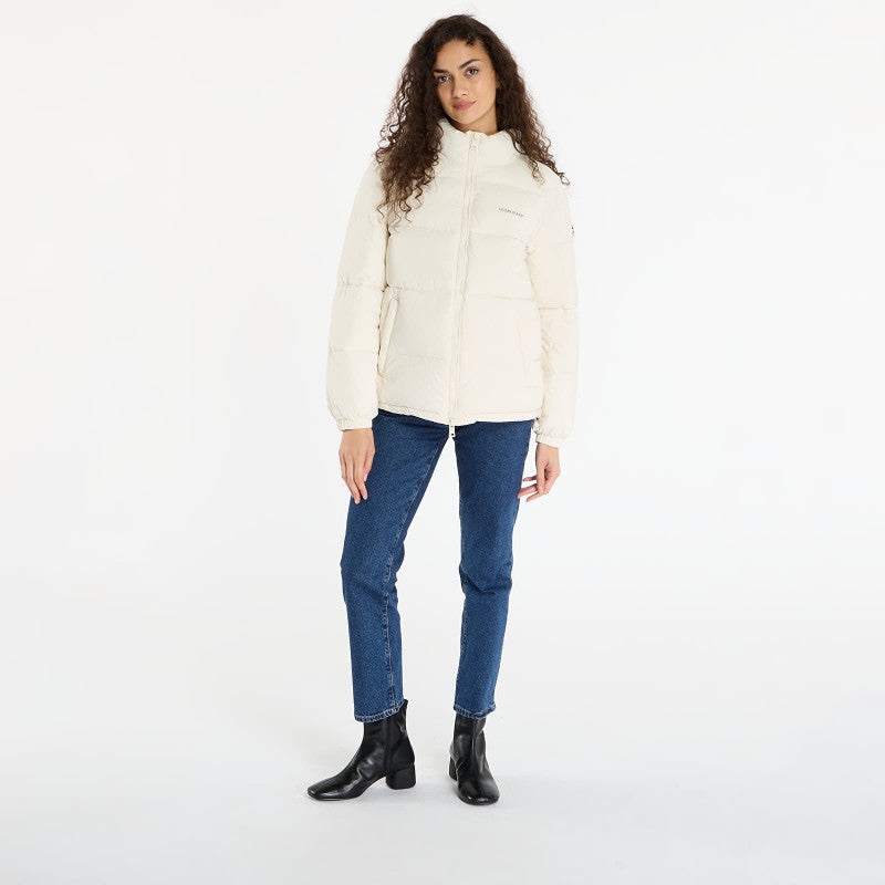 Guess Jeans Reg Lenght Puffer Cream