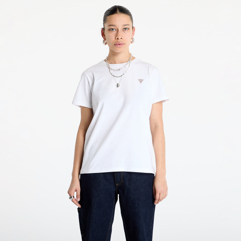 Guess JEANS Classic Mini Triangle Tee Pure White