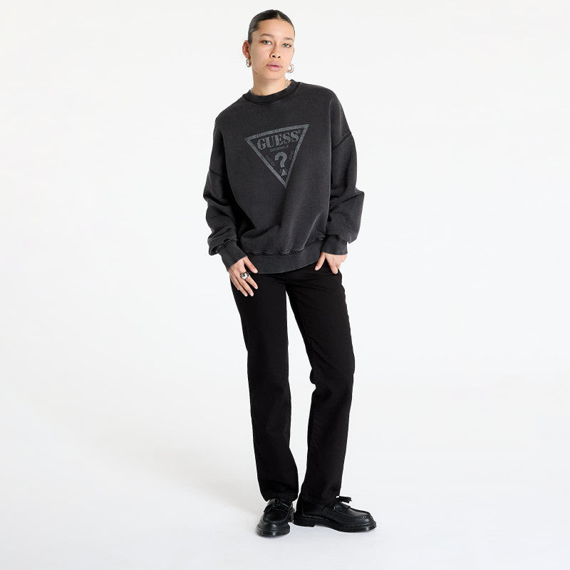 Guess Originals Vintage Triangle Sweatshirt Jet Black Multi