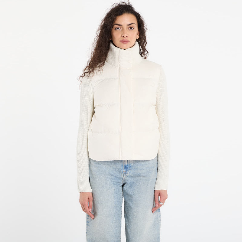 Tommy Hilfiger Modern Down Knit Mix Reg Jacket Ivory Silk