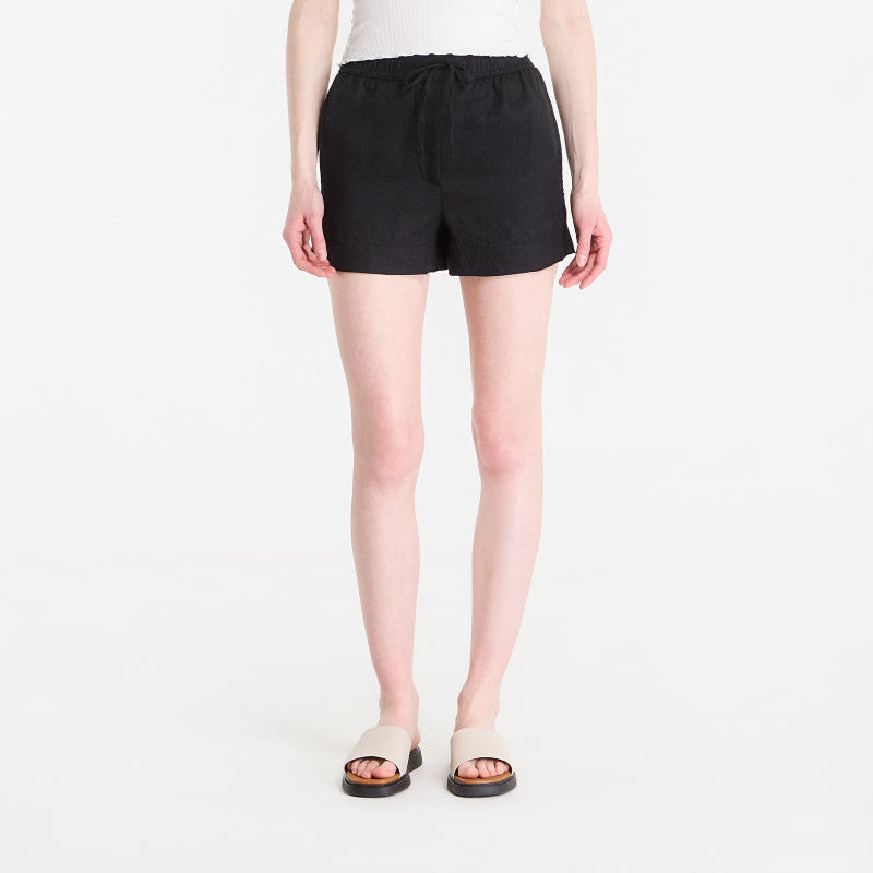 Tommy Hilfiger Ess Linen Pull On Short Black