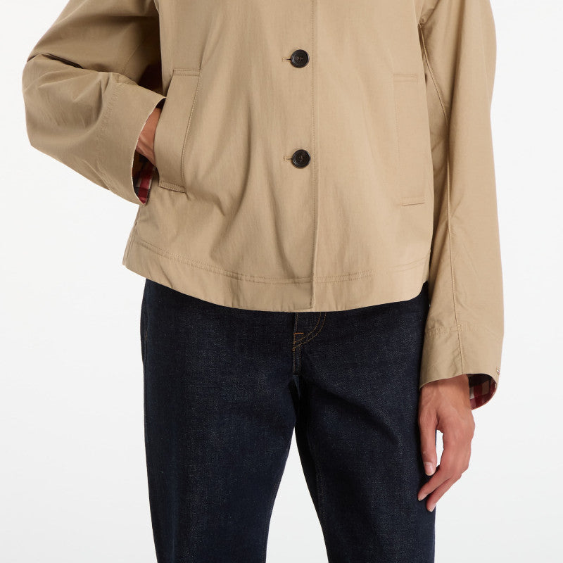 Tommy Hilfiger Cotton Short Jacket Camel