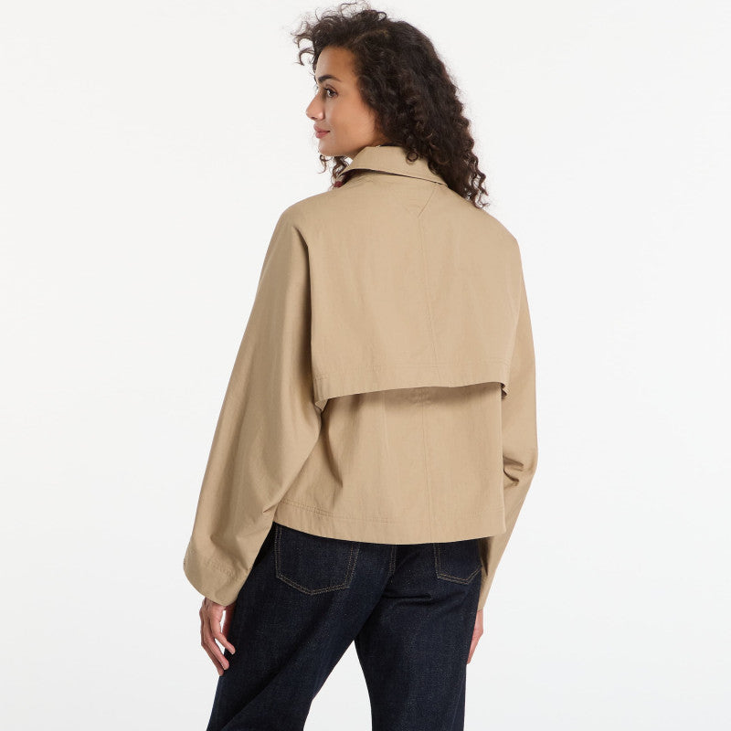 Tommy Hilfiger Cotton Short Jacket Camel