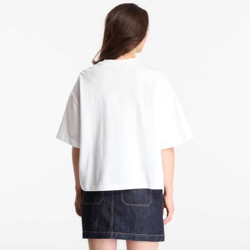 Tommy Hilfiger Varsity Crest Rlx Ss T-Shirt Ecru