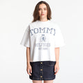 Tommy Hilfiger Varsity Crest Rlx Ss T-Shirt Ecru